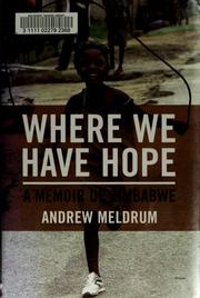 Cover of Where we have hope by Andrew Meldrum