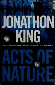 Front cover of Acts of nature by Jonathon King