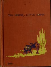 Cover of Big horse, little horse by Martha Goldberg