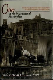 Front cover of Cities in the international marketplace by H. V. Savitch
