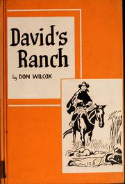 Cover of David's ranch by Don Wilcox