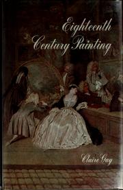 Front cover of Eighteenth century painting by Claire Gay
