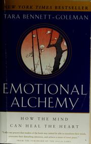 Cover of Emotional alchemy by Tara Bennett-Goleman