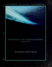Front cover of Essentials of oceanography by Alan P. Trujillo