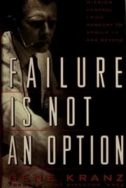 Cover of Failure is not an option by Gene Kranz