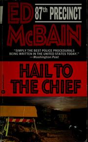 Cover of Hail to the chief by Evan Hunter
