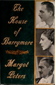 Front cover of The house of Barrymore by Margot Peters