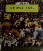 Front cover of I can be a football player by Carol Greene