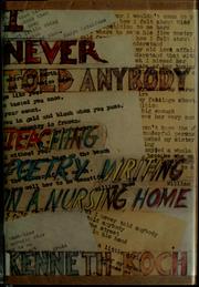 Cover of I never told anybody by Kenneth Koch