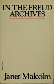 Cover of In the Freud archives by Janet Malcolm