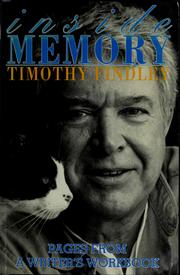 Cover of Inside memory by Timothy Findley
