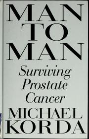 Cover of Man to man by Michael Korda