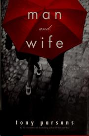 Cover of Man and wife by Tony Parsons