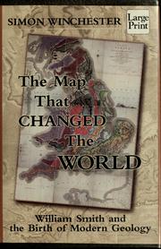 Front cover of The map that changed the world by Simon Winchester