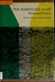 Cover of The marvelous light by Helen Plotz