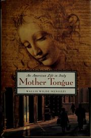 Front cover of Mother tongue by Wallis Wilde-Menozzi