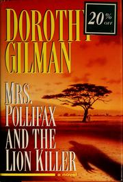 Cover of Mrs. Pollifax and the lion killer by Dorothy Gilman