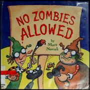 Front cover of No zombies allowed by Matt Novak