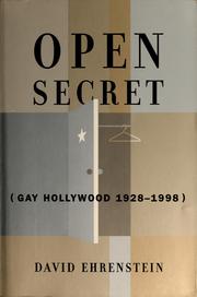 Cover of Open secret by David Ehrenstein