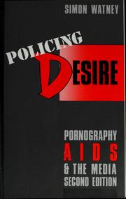 Cover of Policing desire by Simon Watney