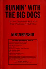 Front cover of Runnin' with the big dogs by Mike Shropshire