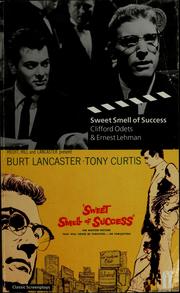 Front cover of Sweet smell of success by Clifford Odets