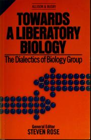 Front cover of Towards a liberatory biology by Steven Rose