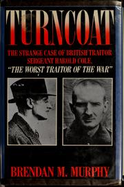 Cover of Turncoat by Brendan Murphy