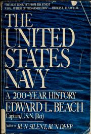 Cover of The United States Navy by Edward L. Beach Jr.