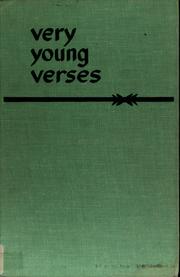 Front cover of Very young verses by Barbara Peck Geismer