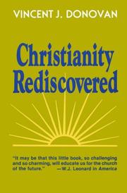 Cover of Christianity rediscovered by Vincent J. Donovan