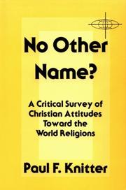 Cover of No other name? by Paul F. Knitter