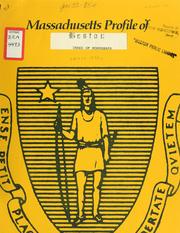 Cover of Massachusetts profile of Boston by Massachusetts. Dept. of Commerce and Development