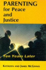 Front cover of Parenting for peace and justice by James B. McGinnis