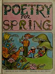 Cover of Poetry for spring by Lillie Patterson