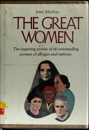 Front cover of The great women by Joan Marlow