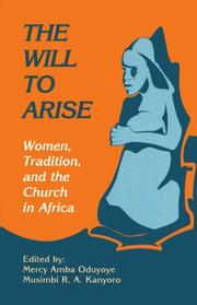 Cover of The Will to Arise by Mercy Amba Oduyoye