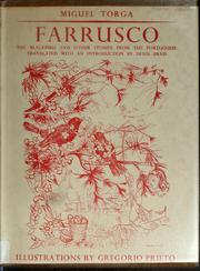 Cover of Farrusco the blackbird by Miguel Torga