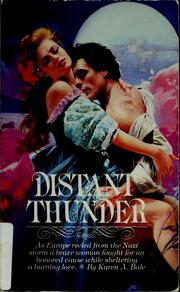 Cover of Distant Thunder by Karen A. Bale