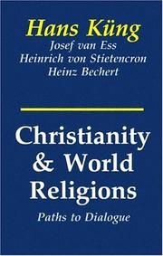 Front cover of Christianity and world religions by Hans Küng