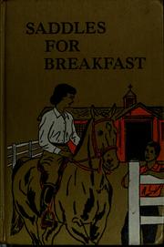 Front cover of Saddles for Breakfast ... Decorations by Paul Laune by Janet RANDALL