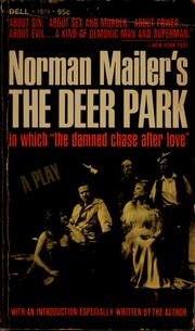 Cover of Deer Park a Play by Norman Mailer