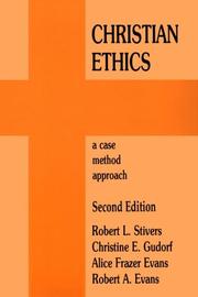 Cover of Christian ethics by Robert L. Stivers