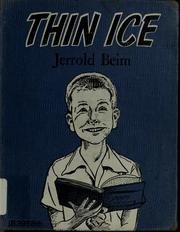 Cover of Thin ice by Jerrold Beim