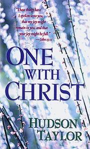 Cover of One With Christ by James Hudson Taylor
