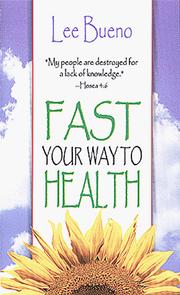 Front cover of Fast your way to health by Lee Bueno-Aguer