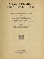 Front cover of Shakespeare's Principal Plays (Antony and Cleopatra / As You Like It / Coriolanus / Cymbeline / Hamlet / Julius Caesar / King Henry IV. Part 1 / King Henry IV. Part 2 / King Henry V / King Lear / King Richard II / Macbeth / Merchant of Venice / Midsummer Night's Dream / Much Ado About Nothing / Othello / Romeo and Juliet / Tempest / Twelfth Night / Winter's Tale) by William Shakespeare