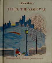 Cover of I feel the same way by Lilian Moore