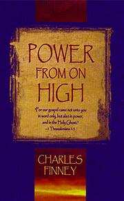 Cover of Power from on high by Charles Grandison Finney