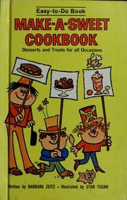 Cover of Make-a-sweet cookbook by Barbara Zeitz